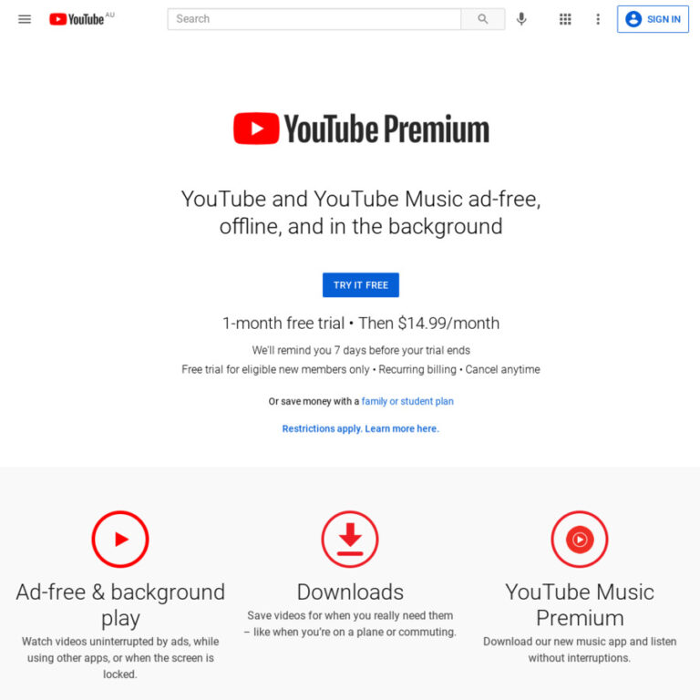 YouTube Premium