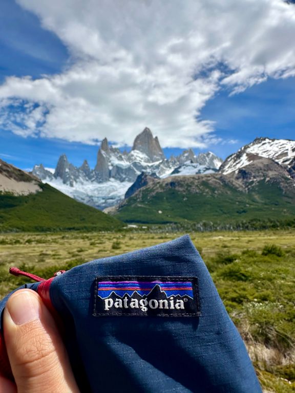 Логотип Patagonia с силуэтом Фиц-Роя